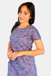 Sweetmoon Long T Shirt Nightdress - Purple — thumbnail 5